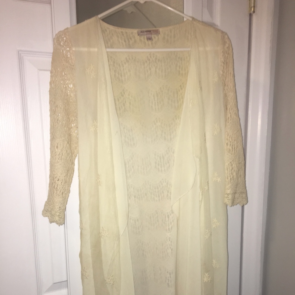Long Crochet Vest